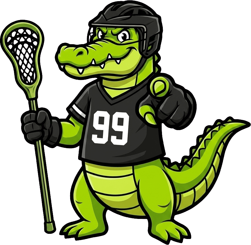 Greasy Ballers gator pointing at you